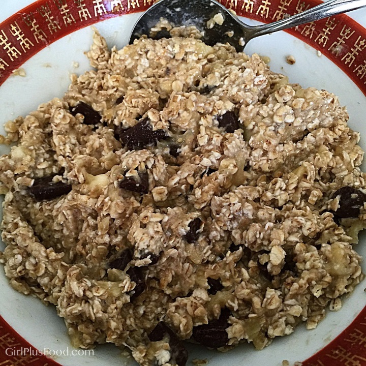 banana oatmeal cookies