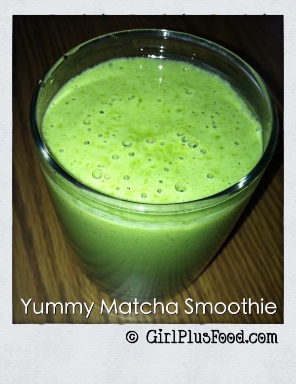 Simple & Yummy Matcha Green Tea Smoothie – Girl Plus Food