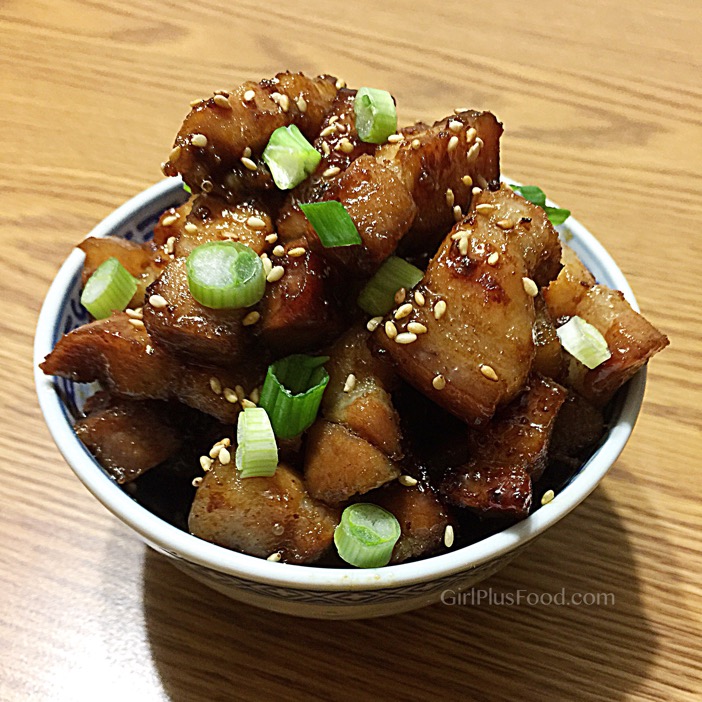 Slow Cooker Pork Belly with Soy and Ginger Glaze – Girl Plus Food